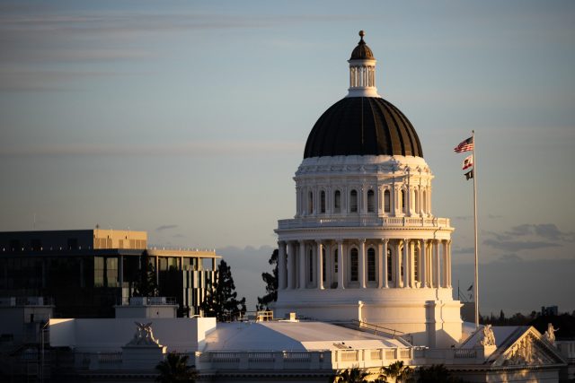 The Visit California Outlook Forum in Sacramento, California on March 6, 2023.