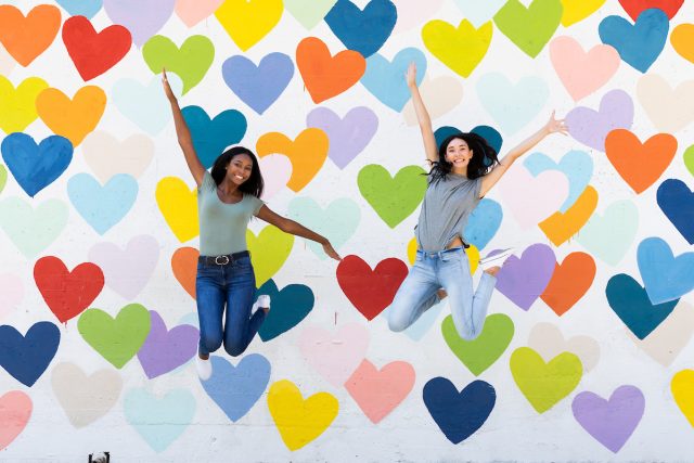 The Confetti Hearts Wall - Evelyn Henson