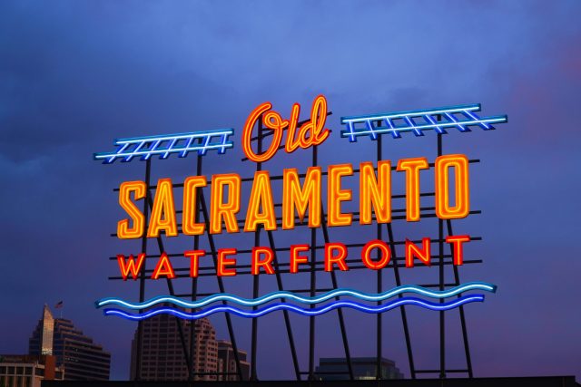 Old Sacramento Waterfront Sign Photo by Joel Durkee on Unsplash